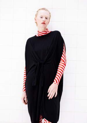Henrik Vibskov No.4 OS Jersey Dress - Black Henrik Vibskov No.4 OS Jersey Dress - Black