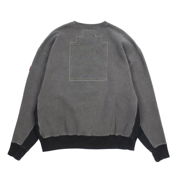 Cav Empt OVERDYE EMB DEPART CREW NECK - CHARCOAL | Garmentory