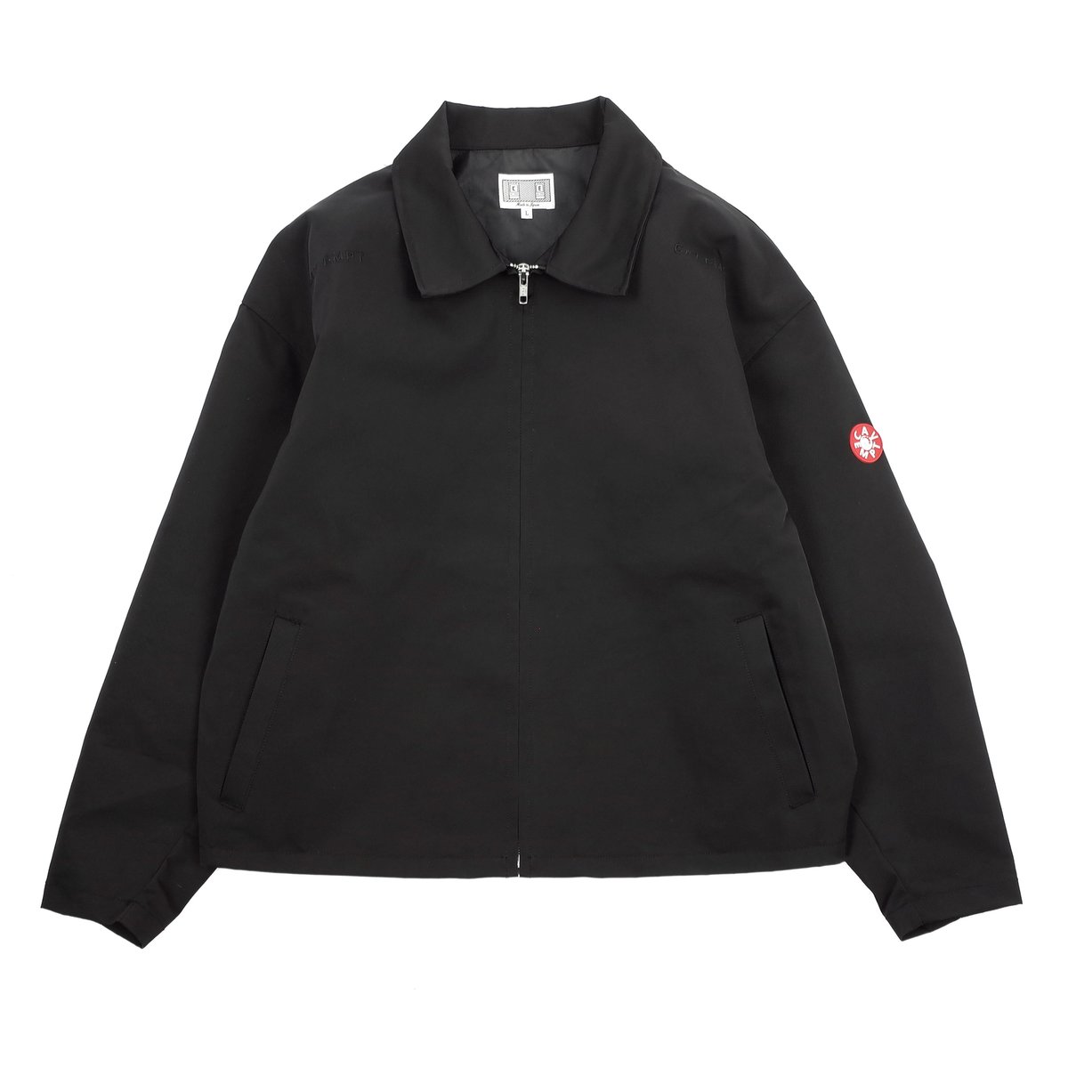 Cav Empt REF STAMPED ZIP JACKET - BLACK | Garmentory