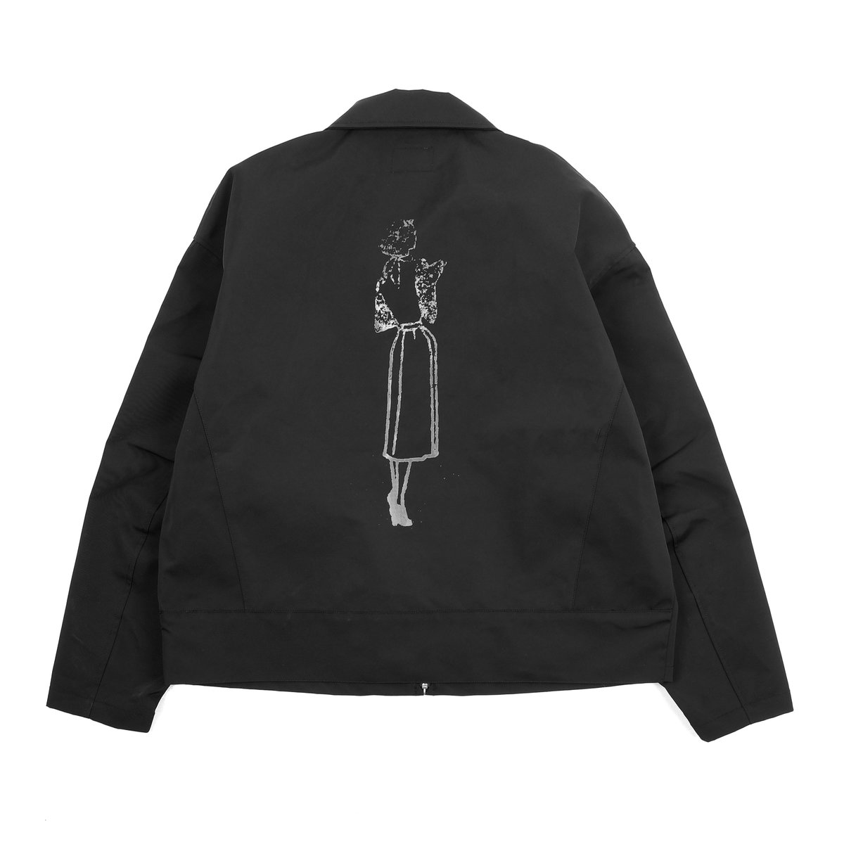 Cav Empt REF STAMPED ZIP JACKET - BLACK | Garmentory