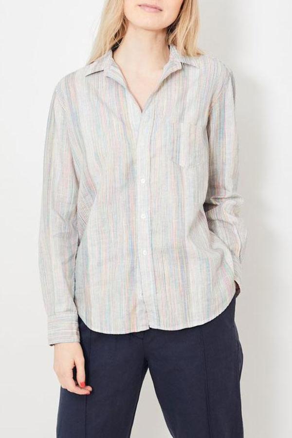Frank & Eileen Eileen Rainbow Button Down - Rainbow Multi Stripe Frank & Eileen Eileen Rainbow Button Down - Rainbow Multi Stripe