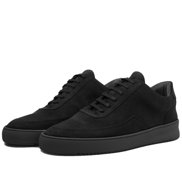 Filling Pieces low mondo plain nardo nubuck - All Black Filling Pieces low mondo plain nardo nubuck - All Black