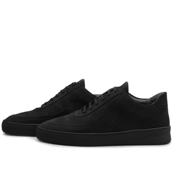 Filling Pieces low mondo plain nardo nubuck - All Black Filling Pieces low mondo plain nardo nubuck - All Black