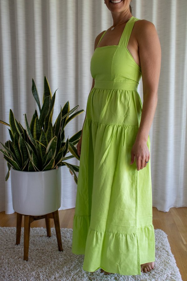 Rachel Antonoff Hannah Dress in Lime Multi | Garmentory