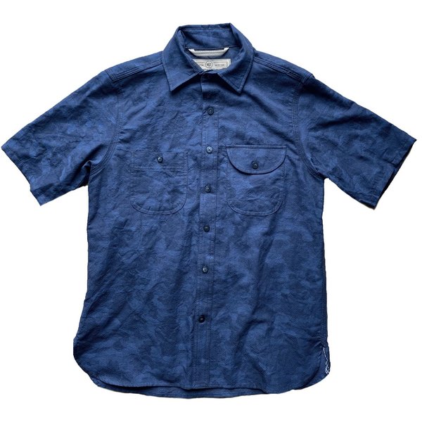 Rogue Territory Work Shirt Short Sleeve - Blue Camo Rogue Territory Work Shirt Short Sleeve - Blue Camo