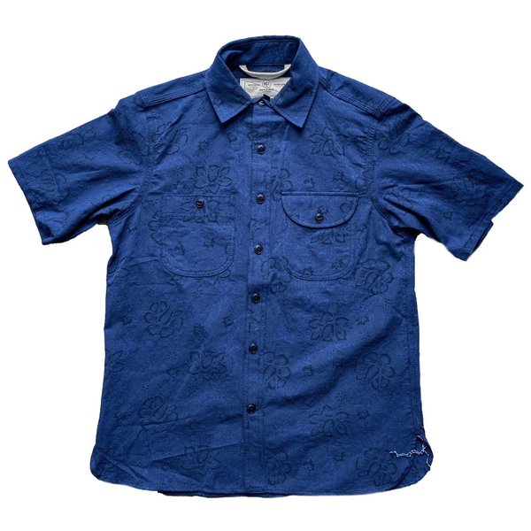Rogue Territory Work Shirt Short Sleeve - Blue Floral Rogue Territory Work Shirt Short Sleeve - Blue Floral