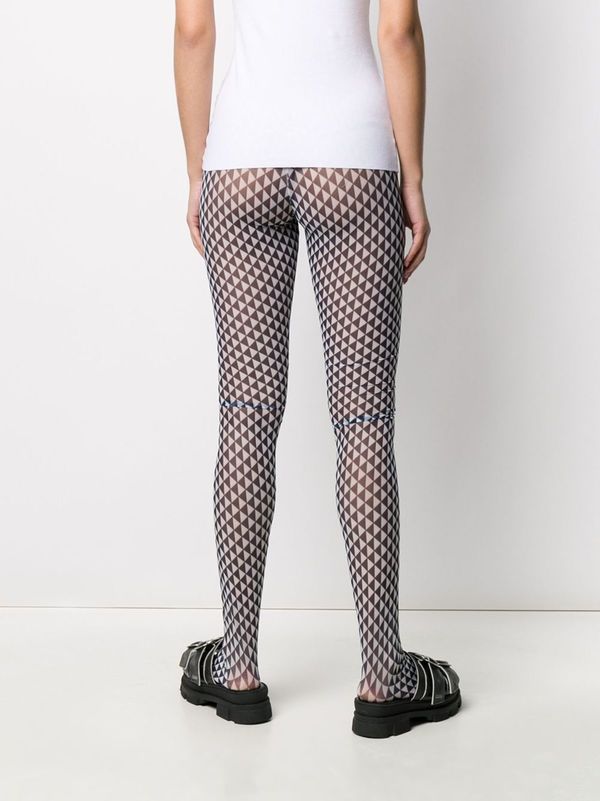 Henrik Vibskov Flag Mesh Tights - Blue Henrik Vibskov Flag Mesh Tights - Blue