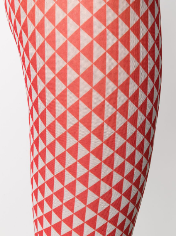 Henrik Vibskov Flag Mesh Tights - Red Henrik Vibskov Flag Mesh Tights - Red