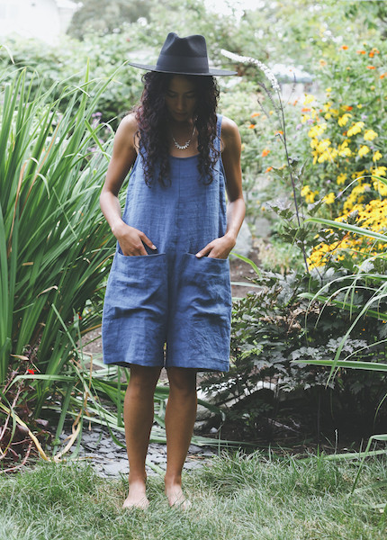 Ilana Kohn - Gary Romper in Indigo Ilana Kohn - Gary Romper in Indigo