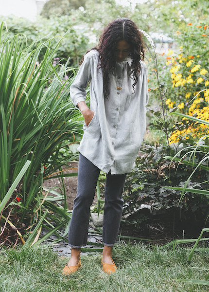 Ursa Minor - Grace Blouse in Dove Grey Ursa Minor - Grace Blouse in Dove Grey