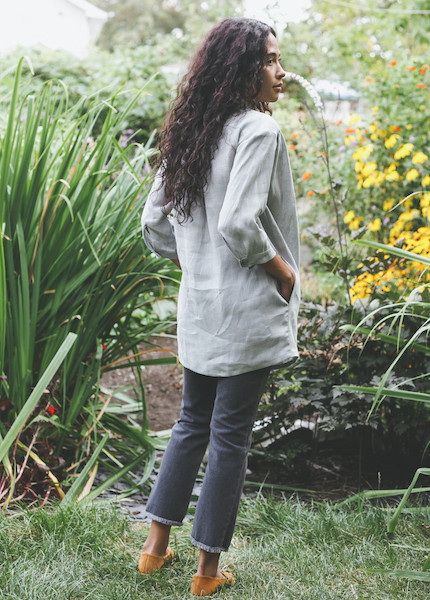 Ursa Minor - Grace Blouse in Dove Grey Ursa Minor - Grace Blouse in Dove Grey