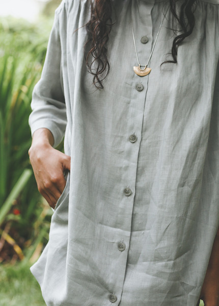 Ursa Minor - Grace Blouse in Dove Grey Ursa Minor - Grace Blouse in Dove Grey