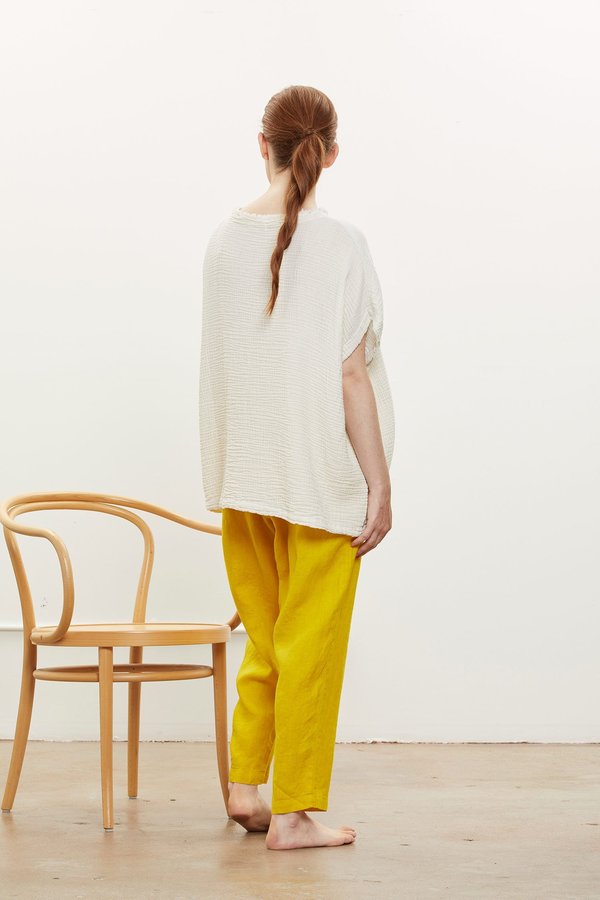 Black Crane Double Gauze Top Black Crane Double Gauze Top