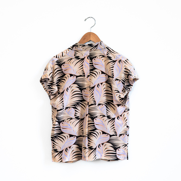 No.6 Silk Georgette Faro Pocket Top No.6 Silk Georgette Faro Pocket Top