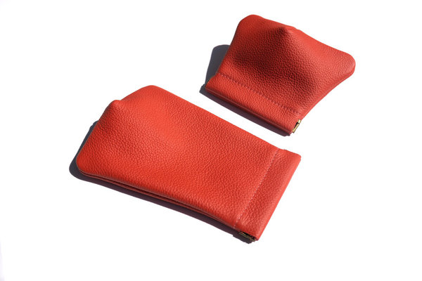 Hannah Emile Tall Stash Pouch - Flame Hannah Emile Tall Stash Pouch - Flame