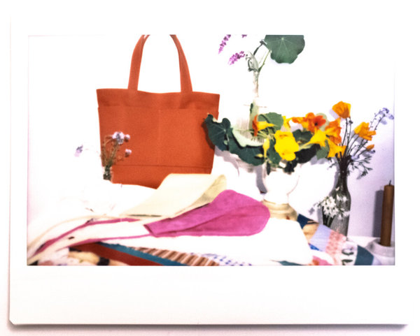 Hannah Emile Marche Tote - Flame Hannah Emile Marche Tote - Flame