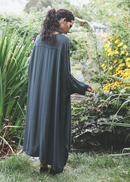Black Crane Dome Dress in Dark Shadow Black Crane Dome Dress in Dark Shadow