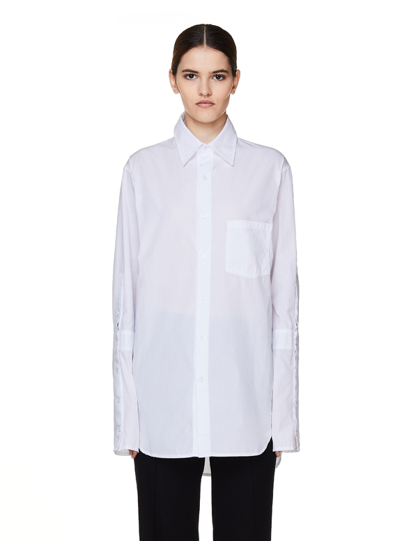 Yohji Yamamoto Cotton Shirt - White Yohji Yamamoto Cotton Shirt - White