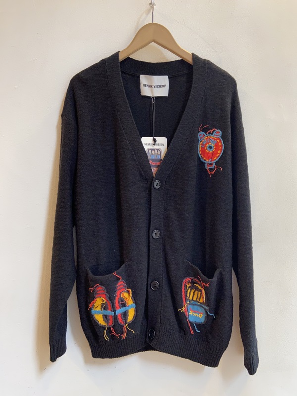 Henrik Vibskov Fisherman Cardigan - Black Henrik Vibskov Fisherman Cardigan - Black