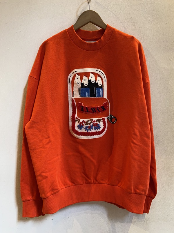 Henrik Vibskov Sardines Sweatshirt - Sunset Henrik Vibskov Sardines Sweatshirt - Sunset