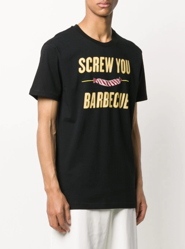 Henrik Vibskov Screw U BBQ T Shirt - Black Henrik Vibskov Screw U BBQ T Shirt - Black