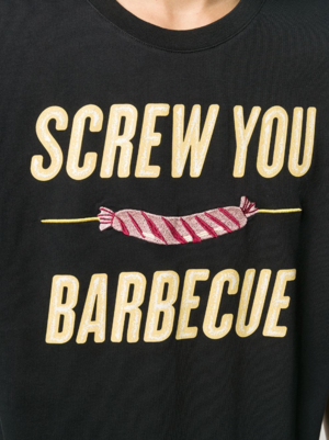 Henrik Vibskov Screw U BBQ T Shirt - Black Henrik Vibskov Screw U BBQ T Shirt - Black