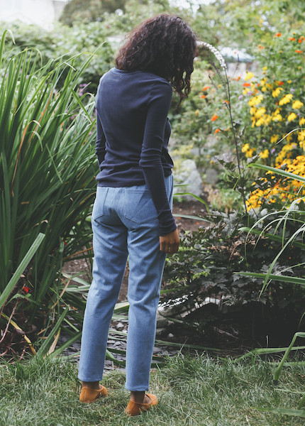 Ursa Minor - Peasy Pants in Blue Wash Denim Ursa Minor - Peasy Pants in Blue Wash Denim