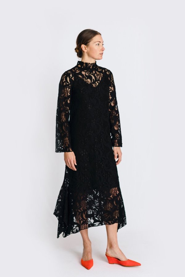 corset puff sleeve midi dress Sudi Etuz STRAPLESS MAXI CORSET DRESS WITH REMOVABLE PUFFY SLEEVES