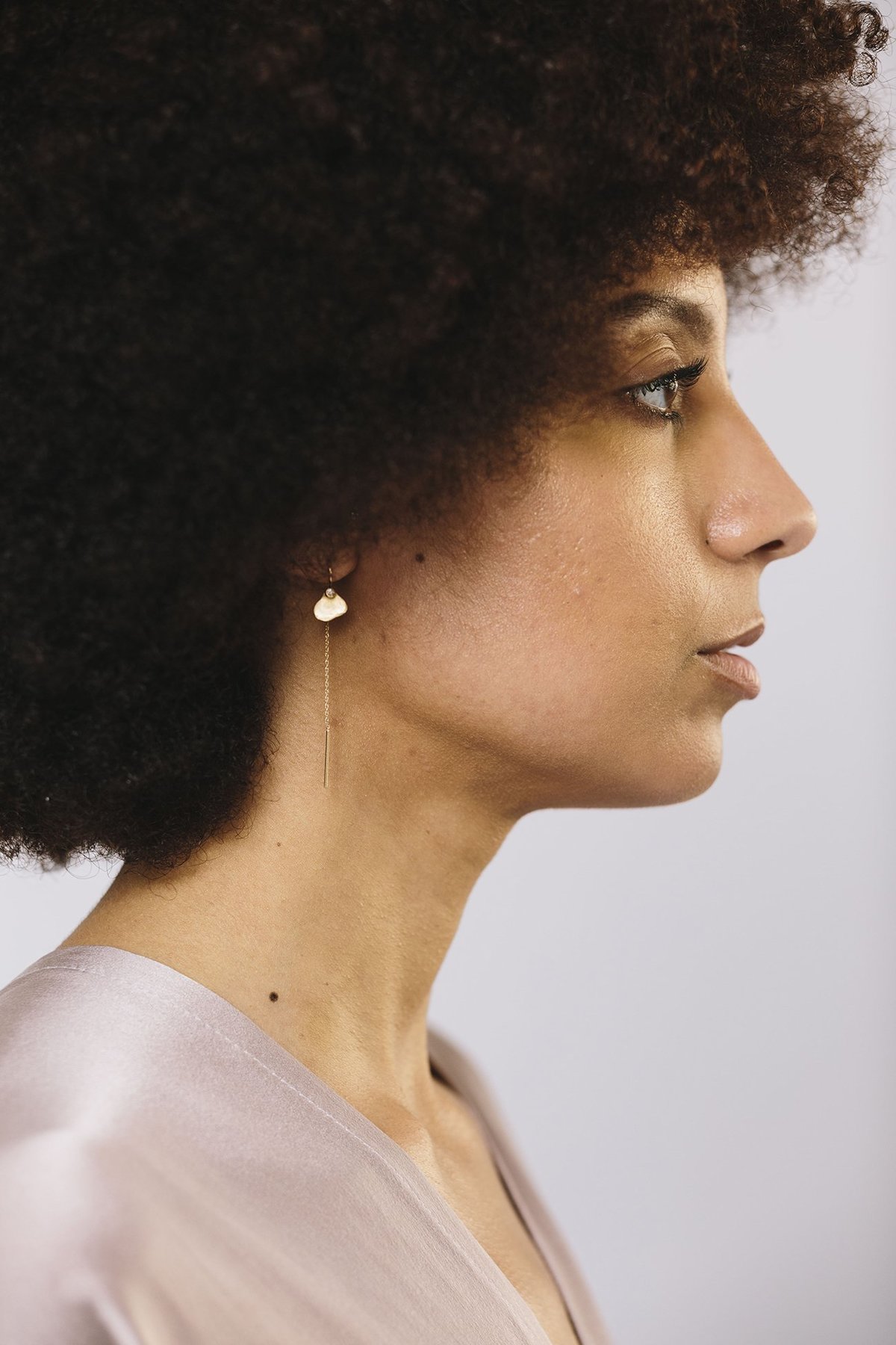 Blanca Monrós Gómez Petal Stitch Earrings - 14k Yellow Gold - Image 1 of 2