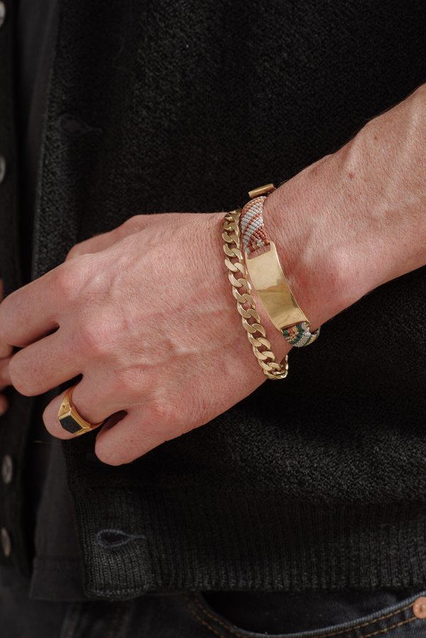 SCOSHA HAND WOVEN ID BRACELET SCOSHA ⁄ スコーシャHand Woven ID