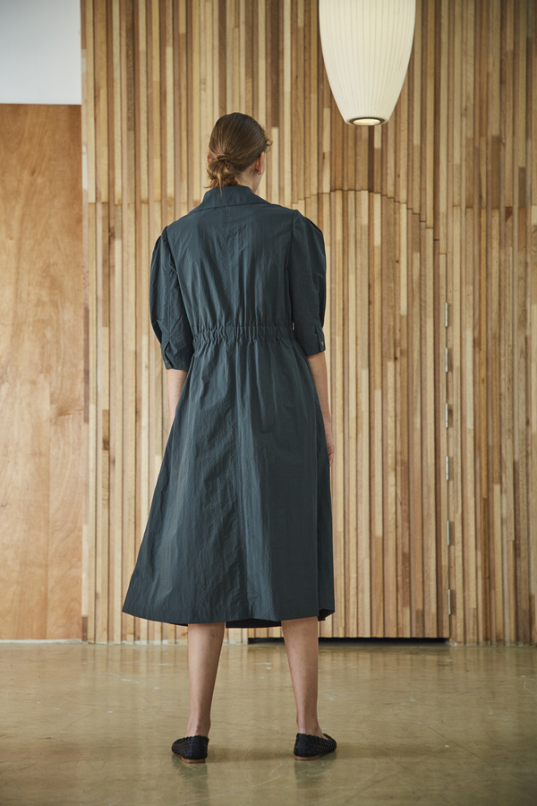 Maison De Ines TRENCH COAT DRESS - green Maison De Ines TRENCH COAT DRESS - green