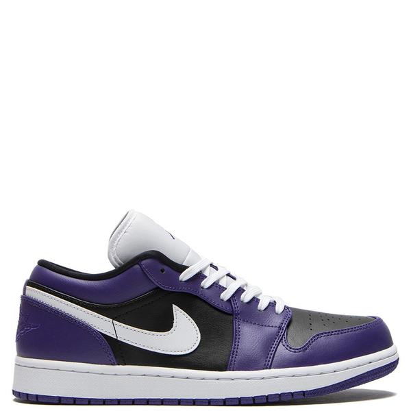 Jordan 1 Low Court Sneaker - Purple/White Jordan 1 Low Court Sneaker - Purple/White