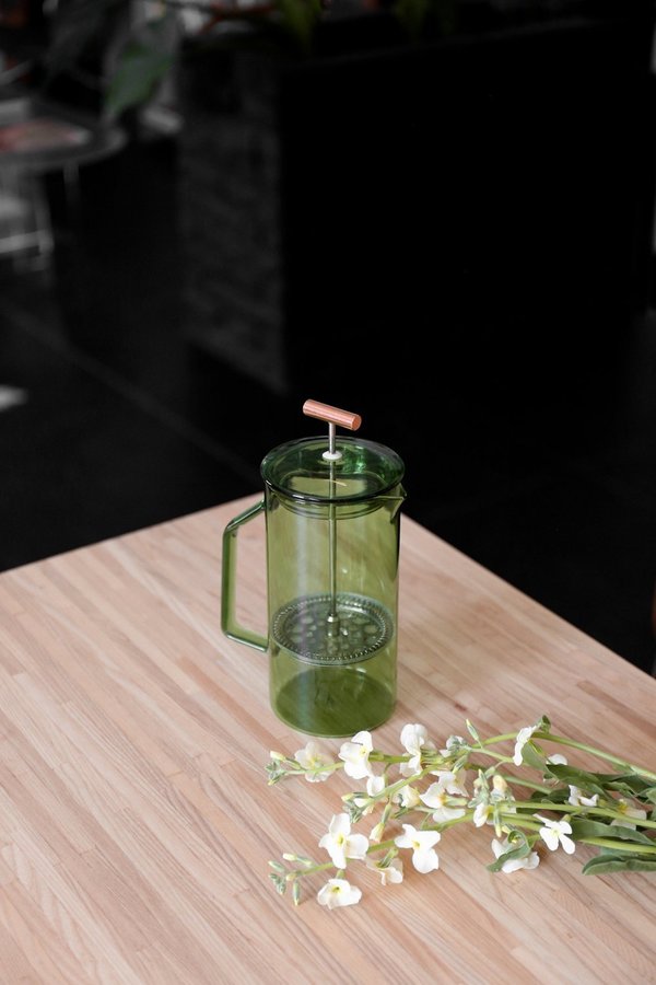 Yield 850 mL Glass French Press - Verde Yield 850 mL Glass French Press - Verde