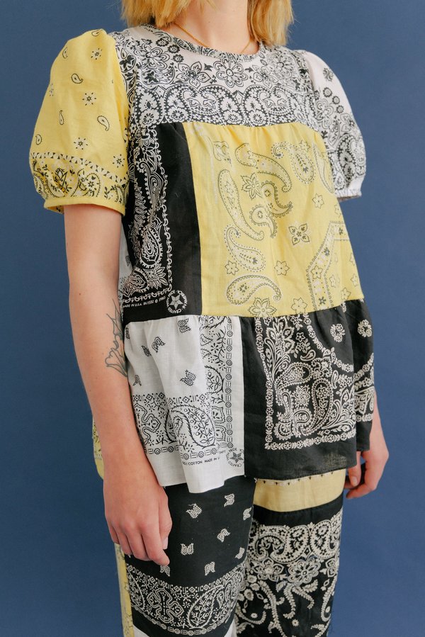WOLF & GYPSY VINTAGE Ghost Bandana Top WOLF & GYPSY VINTAGE Ghost Bandana Top