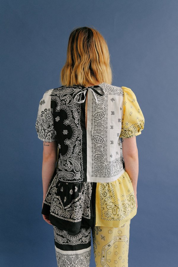WOLF & GYPSY VINTAGE Ghost Bandana Top WOLF & GYPSY VINTAGE Ghost Bandana Top