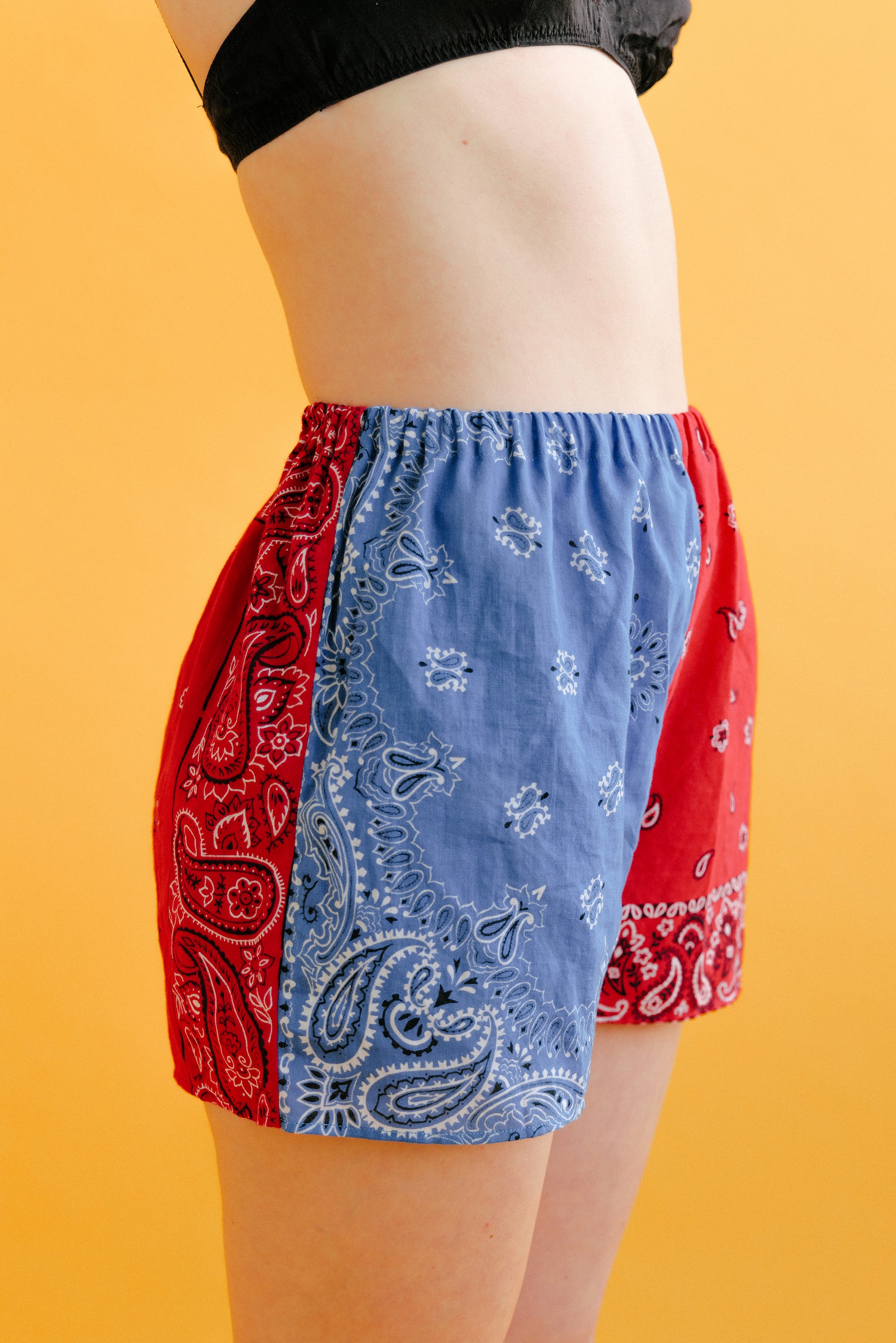 WOLF & GYPSY VINTAGE Ivan Bandana Boxer Shorts Garmentory