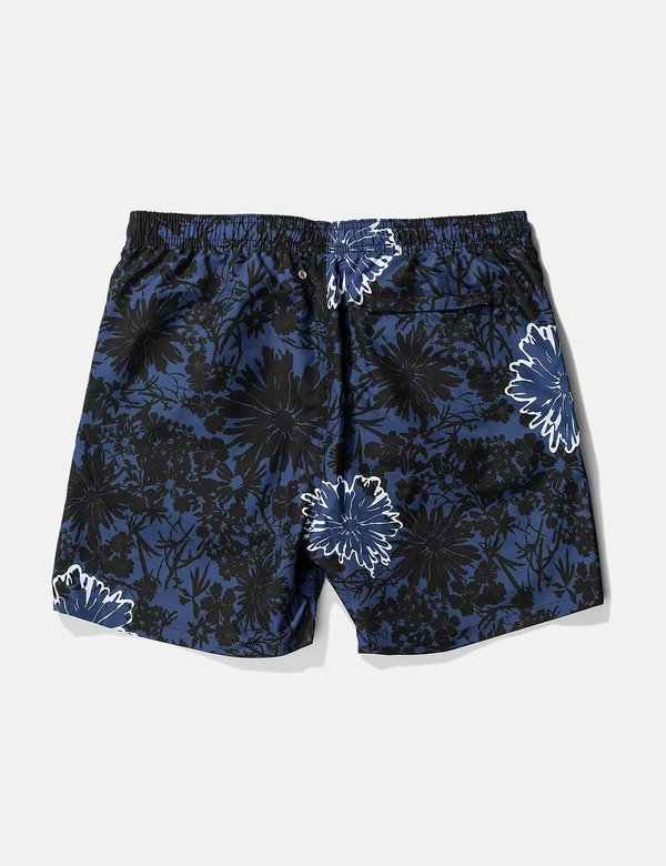 Norse Projects Hauge Flower Print Swim Shorts - Twilight Blue Norse Projects Hauge Flower Print Swim Shorts - Twilight Blue