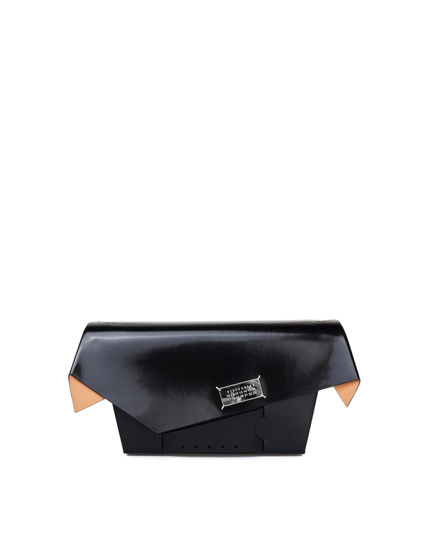 Maison Margiela Patent Leather Snatched Bag - black Maison Margiela Patent Leather Snatched Bag - black