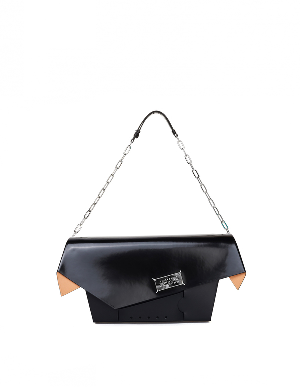 Maison Margiela Patent Leather Snatched Bag - black Maison Margiela Patent Leather Snatched Bag - black