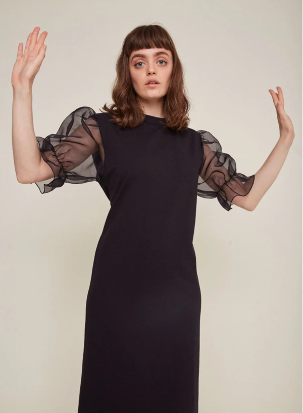 Rita Row Sheer Sleeve Dress Rita Row Sheer Sleeve Dress