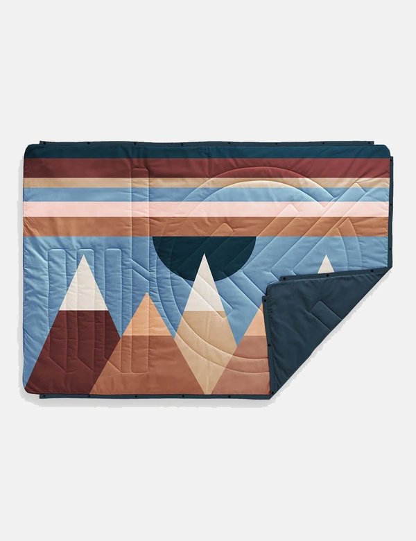 Voited Blankets Recycled Ripstop Outdoor Pillow Blanket - Monadnock/Legion Blue Voited Blankets Recycled Ripstop Outdoor Pillow Blanket - Monadnock/Legion Blue