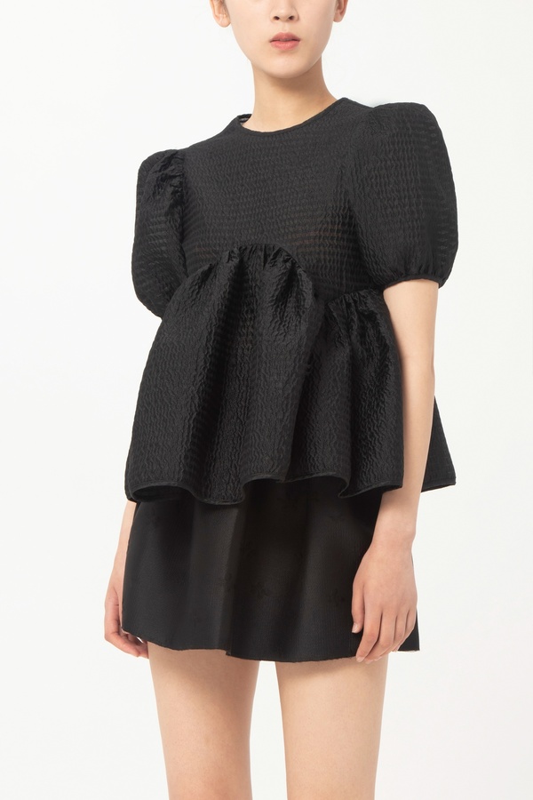 Cecilie Bahnsen OPEN BACK BLOUSE WITH PANELS Cecilie Bahnsen OPEN BACK BLOUSE WITH PANELS