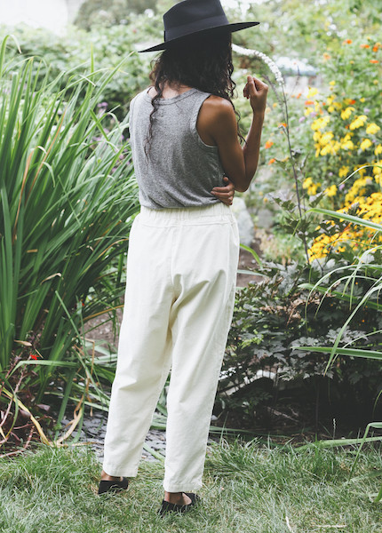 Black Crane - Carpenter Pant in Cream Black Crane - Carpenter Pant in Cream