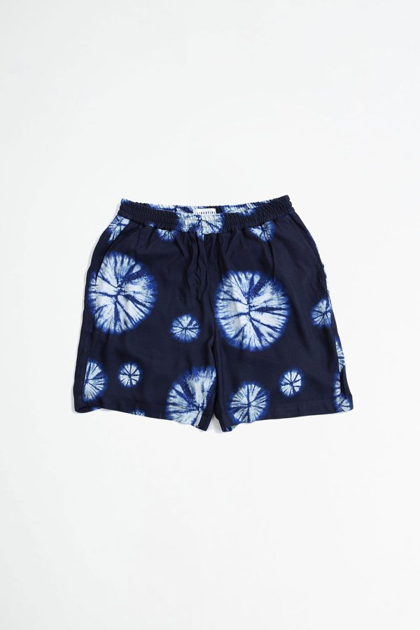 Libertine Libertine Front shorts - navy tie dye Libertine Libertine Front shorts - navy tie dye