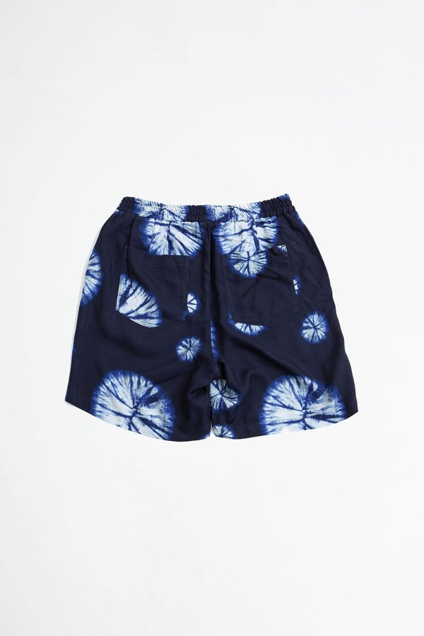 Libertine Libertine Front shorts - navy tie dye Libertine Libertine Front shorts - navy tie dye