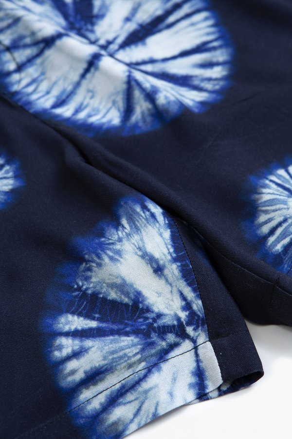Libertine Libertine Front shorts - navy tie dye Libertine Libertine Front shorts - navy tie dye