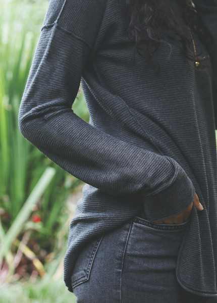 Line Knitwear - Lionel in Charcoal Line Knitwear - Lionel in Charcoal