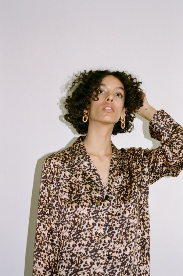 Wray Gina Shirt - Tortoiseshell Wray Gina Shirt - Tortoiseshell