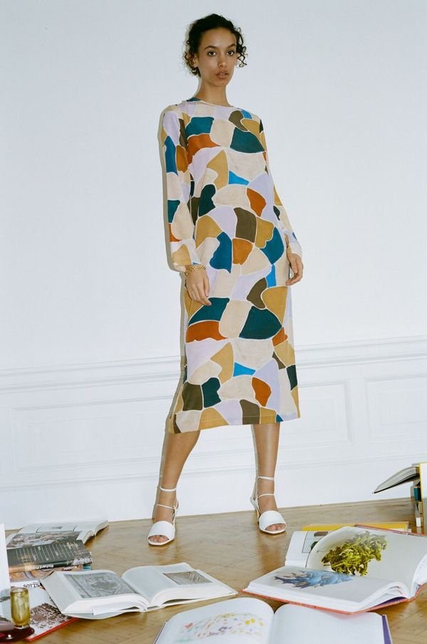 Wray Hannah Dress - Painted Shapes Wray Hannah Dress - Painted Shapes