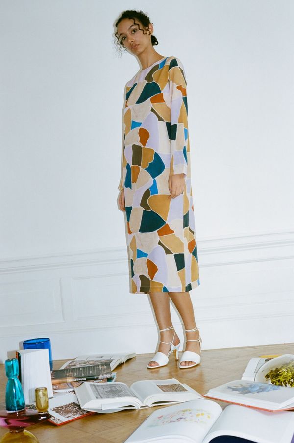 Wray Hannah Dress - Painted Shapes Wray Hannah Dress - Painted Shapes